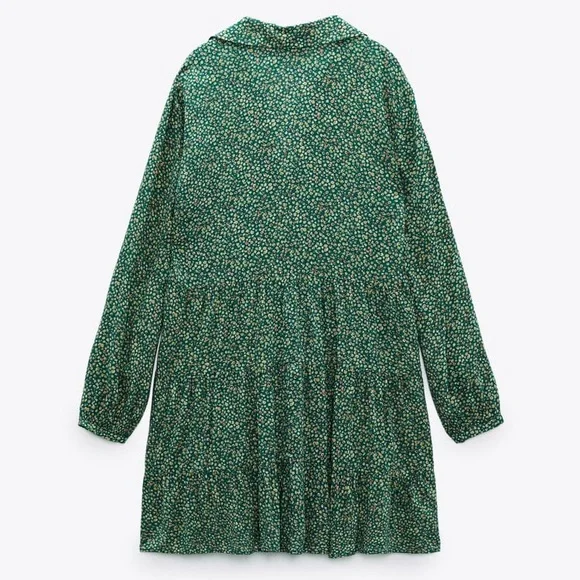Zara Floral Print Mini Dress - Picture 8 of 10